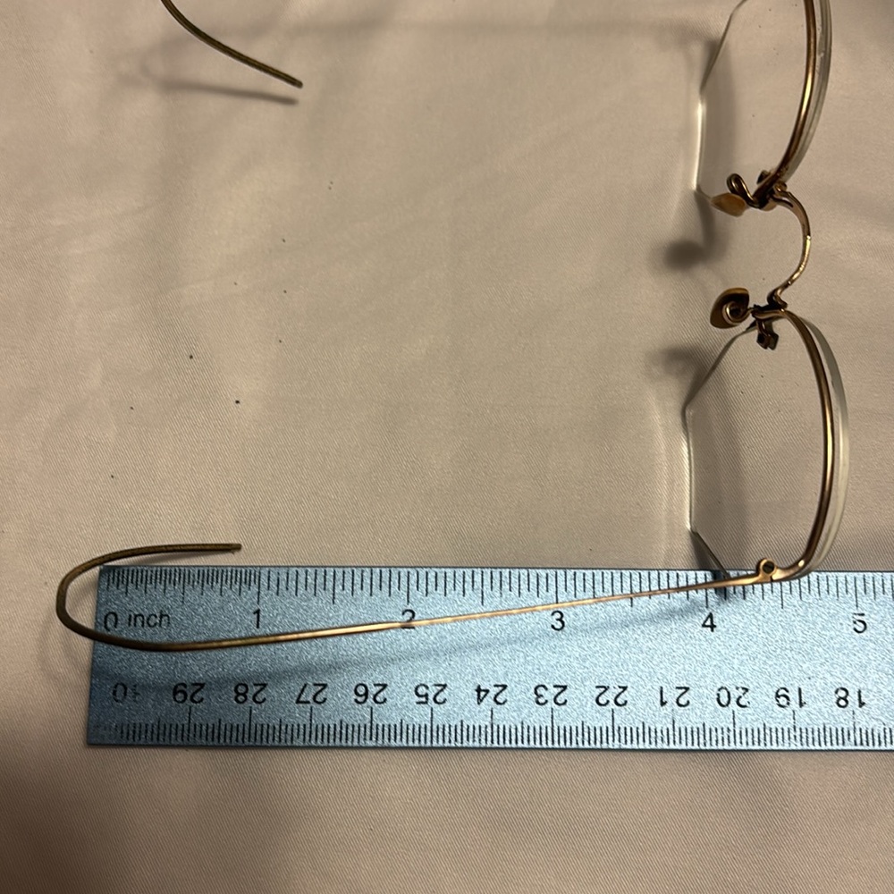 Vintage Numont Ful-Vue 12k Gf Hexagon Shaped Eyeg… - image 6